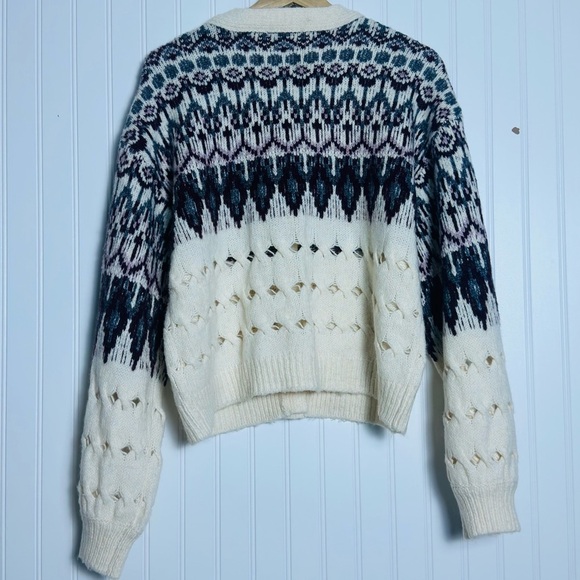 Steve Madden Irisa Cardigan V-Neck Casual Wool Travel Size Large NWT - Picture 9 of 12